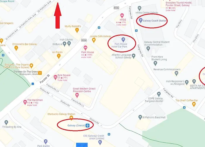 2 Bed Townhouse Eyre Square Centre Apartment Galway